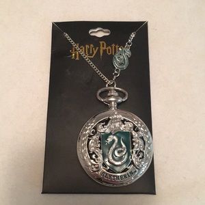 Slytherin Pocket Watch Necklace
